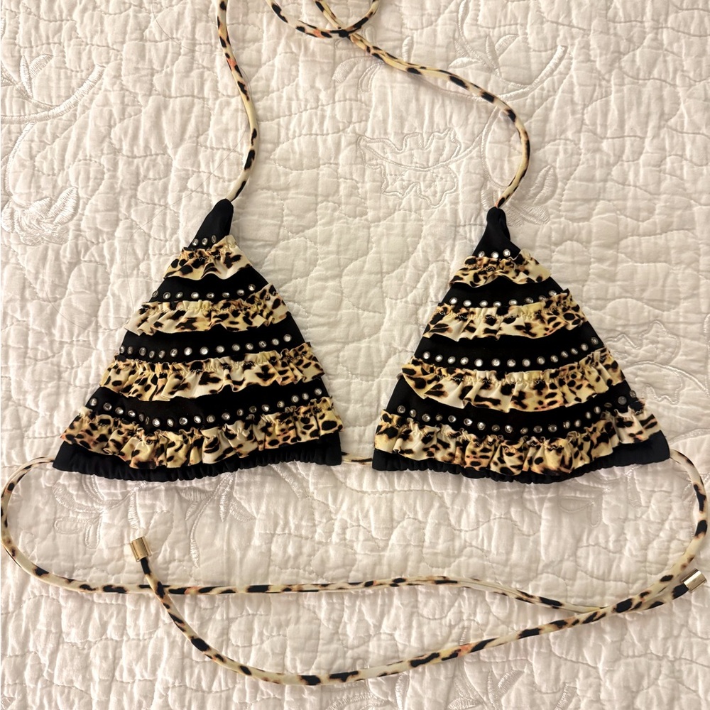 Victorias Secret Leopard Triangle Top